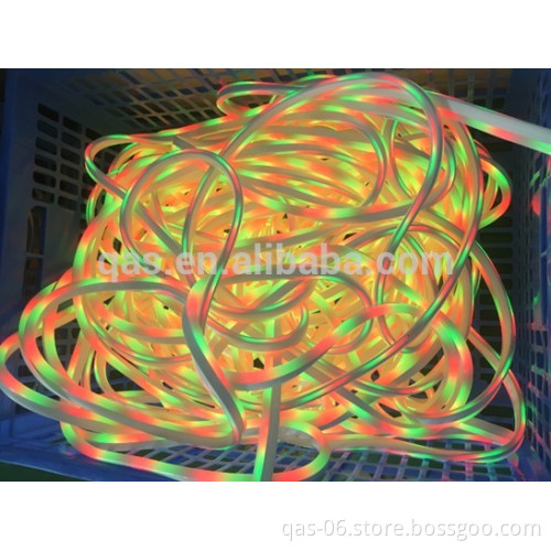 220v rgb flexible led neon tube 2835 60leds 20Red Green Blue 10mm